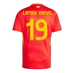 [Super Quality] Men's Spain LAMINE YAMAL #19 Home Soccer Jersey Euro 2024 - thejerseys