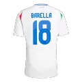 Men's Italy BARELLA #18 Away Soccer Jersey Euro 2024 - thejerseys