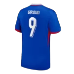 [Super Quality] Men's France GIROUD #9 Home Soccer Jersey Euro 2024 - thejerseys