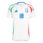 [Super Quality] Men's Italy BARELLA #18 Away Soccer Jersey Euro 2024 - thejerseys