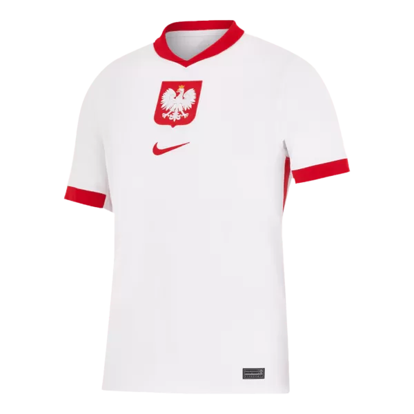 Men's Poland Home Soccer Jersey Euro 2024 - thejerseys