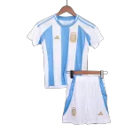 Kid's Argentina Home Jerseys Kit(Jersey+Shorts) 2024 - thejerseys