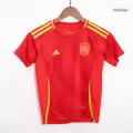 Kid's Spain Home Jerseys Full Kit Euro 2024 - thejerseys