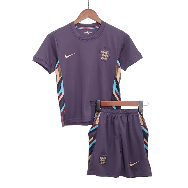 Kid's England Away Jerseys Kit(Jersey+Shorts) Euro 2024 - thejerseys