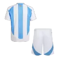 Kid's Argentina Home Jerseys Kit(Jersey+Shorts) Copa América 2024 - thejerseys