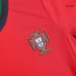 Kid's Portugal Home Jerseys Full Kit Euro 2024 - thejerseys