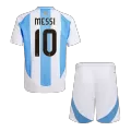 Kid's Argentina MESSI #10 Home Jerseys Kit(Jersey+Shorts) Copa América 2024 - thejerseys