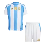 Kid's Argentina Home Jerseys Kit(Jersey+Shorts) 2024 - thejerseys