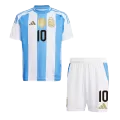 Kid's Argentina MESSI #10 Home Jerseys Kit(Jersey+Shorts) 2024 - thejerseys
