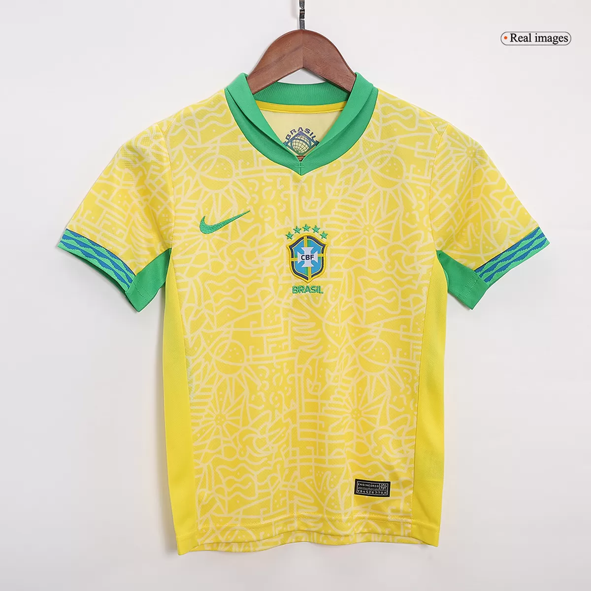 Kid's Brazil Home Jerseys Full Kit Copa América 2024 - thejerseys