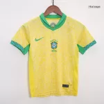 Kid's Brazil Home Jerseys Kit(Jersey+Shorts) Copa América 2024 - thejerseys