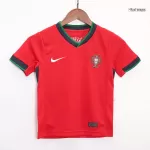 Kid's Portugal Home Jerseys Kit(Jersey+Shorts) Euro 2024 - thejerseys