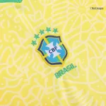 Kid's Brazil Home Jerseys Kit(Jersey+Shorts) Copa América 2024 - thejerseys