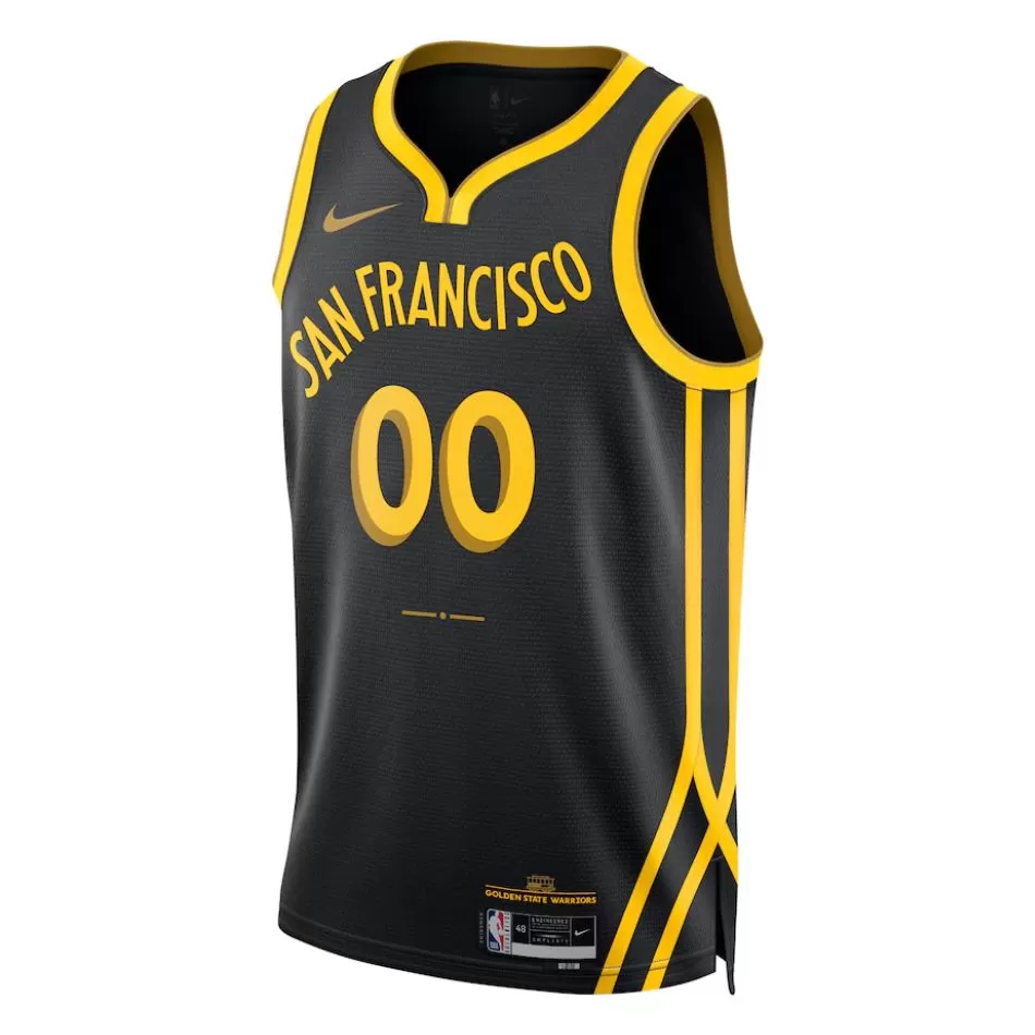Men's Golden State Warriors Custom Swingman Jersey 2023/24 - City Edition - thejerseys