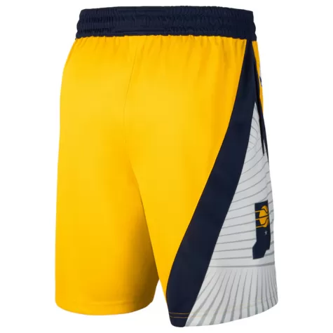 Men's Indiana Pacers Gold Swingman Basketball Shorts - Statement Edition - thejerseys