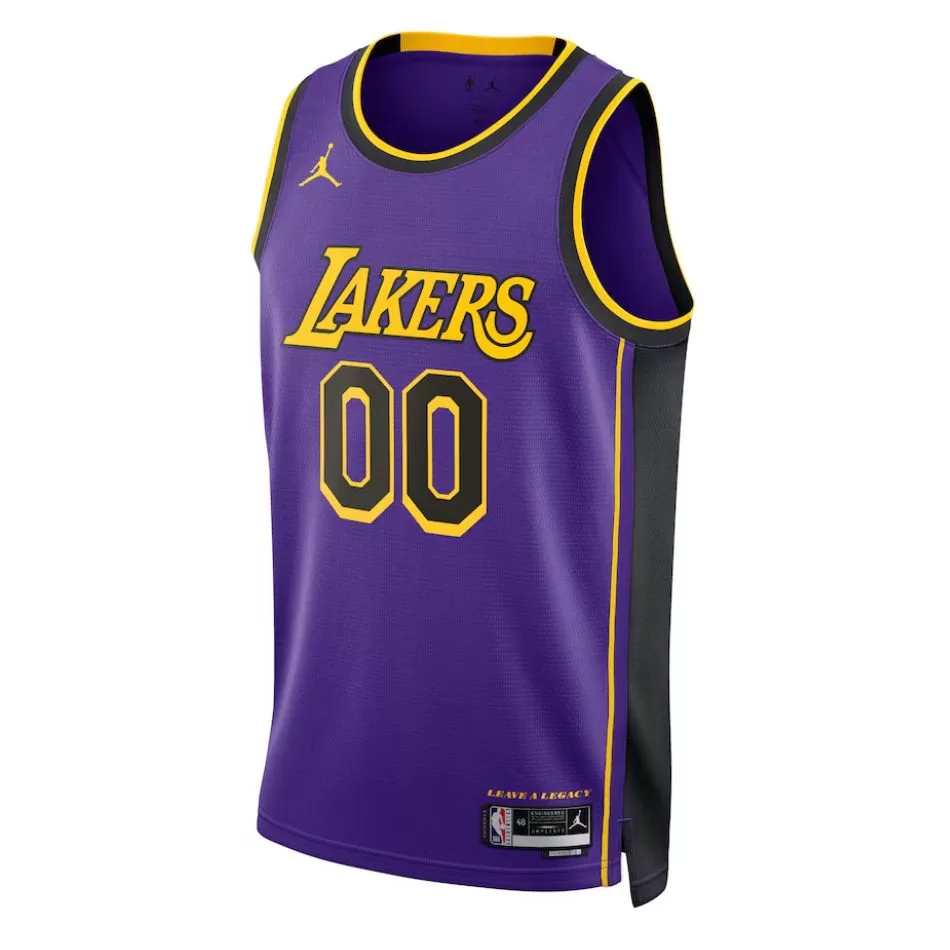 Men's Los Angeles Lakers Custom Purple Swingman Jersey 2022/23 - Statement Edition - thejerseys