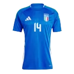 [Super Quality] Men's Italy CHIESA #14 Home Soccer Jersey Euro 2024 - thejerseys