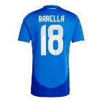 [Super Quality] Men's Italy BARELLA #18 Home Soccer Jersey Euro 2024 - thejerseys