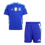 Kid's Argentina Away Jerseys Kit(Jersey+Shorts) 2024 - thejerseys