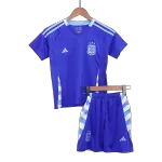 Kid's Argentina Away Jerseys Kit(Jersey+Shorts) Copa América 2024 - thejerseys