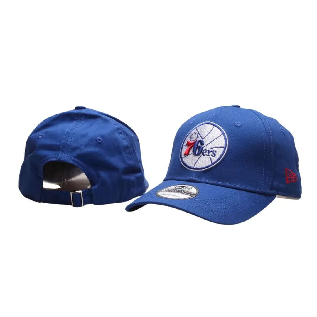Men NBA Philadelphia 76ers Blue Adjustable Hat
