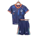 Kid's Netherlands Away Jerseys Kit(Jersey+Shorts) Euro 2024 - thejerseys