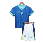 Kid's Brazil Away Jerseys Full Kit Copa América 2024 - thejerseys