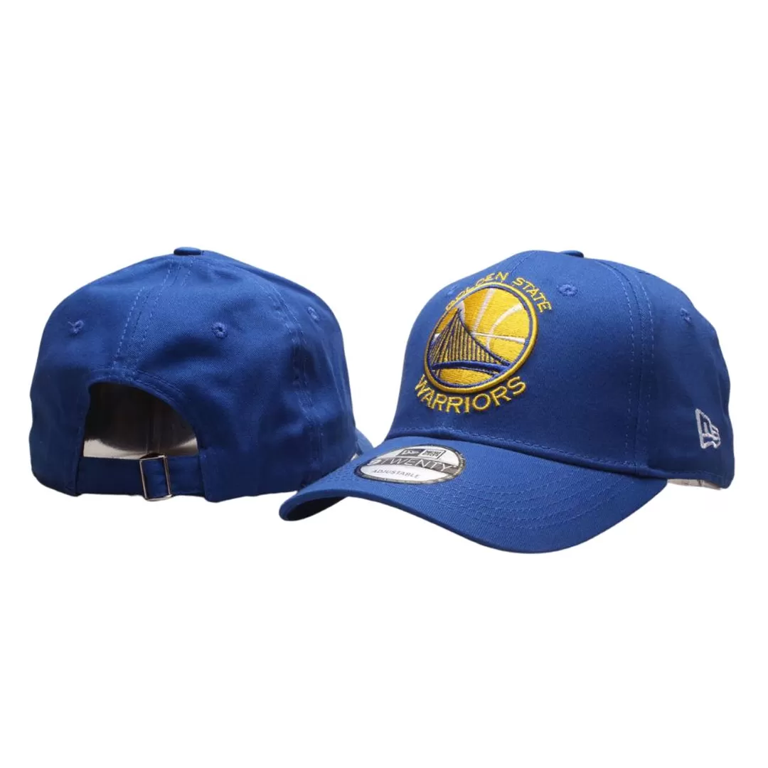Men NBA Golden State Warriors Blue Adjustable Hat