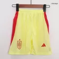 Kid's Spain Away Jerseys Kit(Jersey+Shorts) Euro 2024 - thejerseys