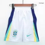 Kid's Brazil Away Jerseys Kit(Jersey+Shorts) Copa América 2024 - thejerseys