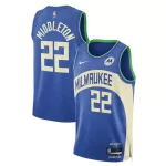 Men's Milwaukee Bucks Khris Middleton #22 Swingman Jersey 2023/24 - City Edition - thejerseys