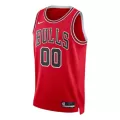 Men's Chicago Bulls Custom Red Swingman Jersey - Icon Edition - thejerseys