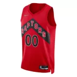 Men's Toronto Raptors Custom Red Swingman Jersey 2023/24 - Icon Edition - thejerseys