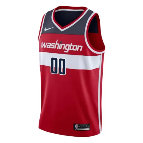 Men's Washington Wizards Custom Red Swingman Jersey - Icon Edition - thejerseys