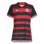 Women's CR Flamengo Home Soccer Jersey 2024/25 - thejerseys