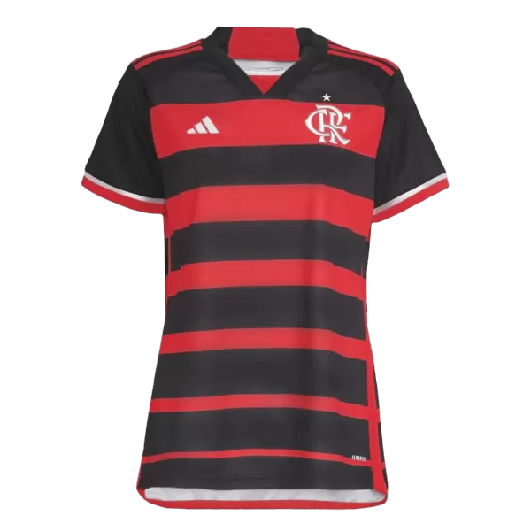 Women's CR Flamengo Home Soccer Jersey 2024/25 - thejerseys