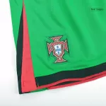 Portugal Home Soccer Shorts Euro 2024 - thejerseys