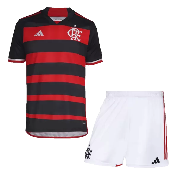 Men's CR Flamengo Home Jersey (Jersey+Shorts) Kit 2024/25 - thejerseys