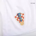 Croatia Home Soccer Shorts Euro 2024 - thejerseys