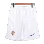 Croatia Home Soccer Shorts Euro 2024 - thejerseys