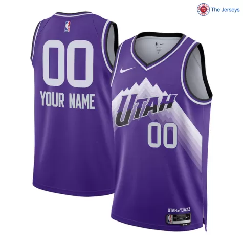 Men's Utah Jazz Custom Purple Swingman Jersey 2023/24 - City Edition - thejerseys