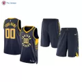 Men's Indiana Pacers Custom Black Swingman Uniform 2023/24 - Icon Edition - thejerseys