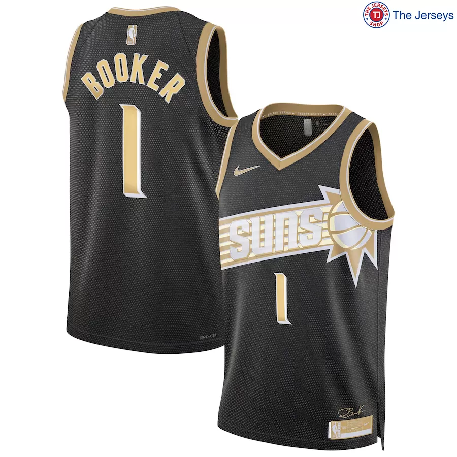 Men's Phoenix Suns Kevin Durant #35 Black Select Series Swingman Jersey 2024 - thejerseys