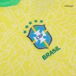 [Super Quailty] Men's Brazil Home Jersey Full Kit Copa América 2024 - thejerseys