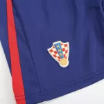Kid's Croatia Away Jerseys Kit(Jersey+Shorts) Euro 2024 - thejerseys