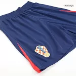 Croatia Away Soccer Shorts Euro 2024 - thejerseys