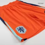 Netherlands Home Soccer Shorts Euro 2024 - thejerseys