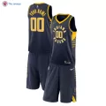 Men's Indiana Pacers Custom Black Icon Swingman Uniform 2023/24 - thejerseys