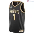 Charlotte Hornets LaMelo Ball #1 Jordan Brand Black Select Series Swingman Jersey 2024 - thejerseys