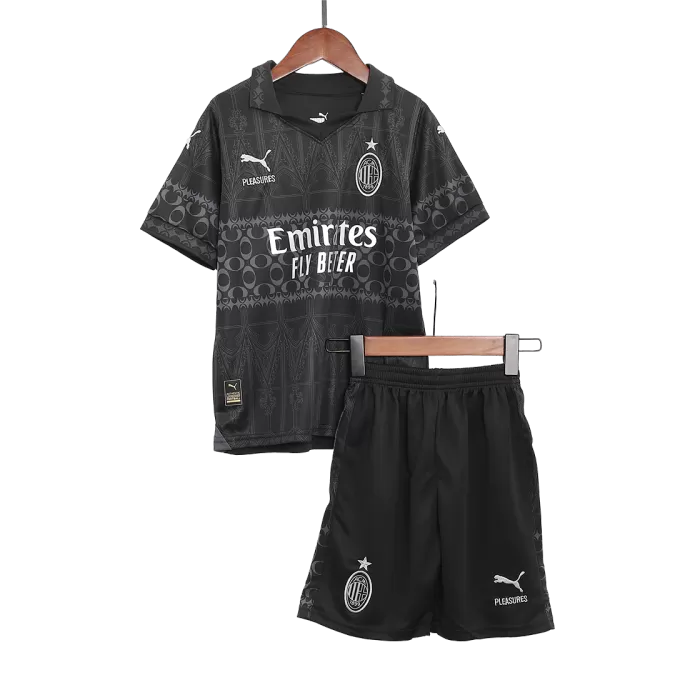 Kid's AC Milan Fourth Away Jerseys Kit(Jersey+Shorts) 2023/24 - thejerseys